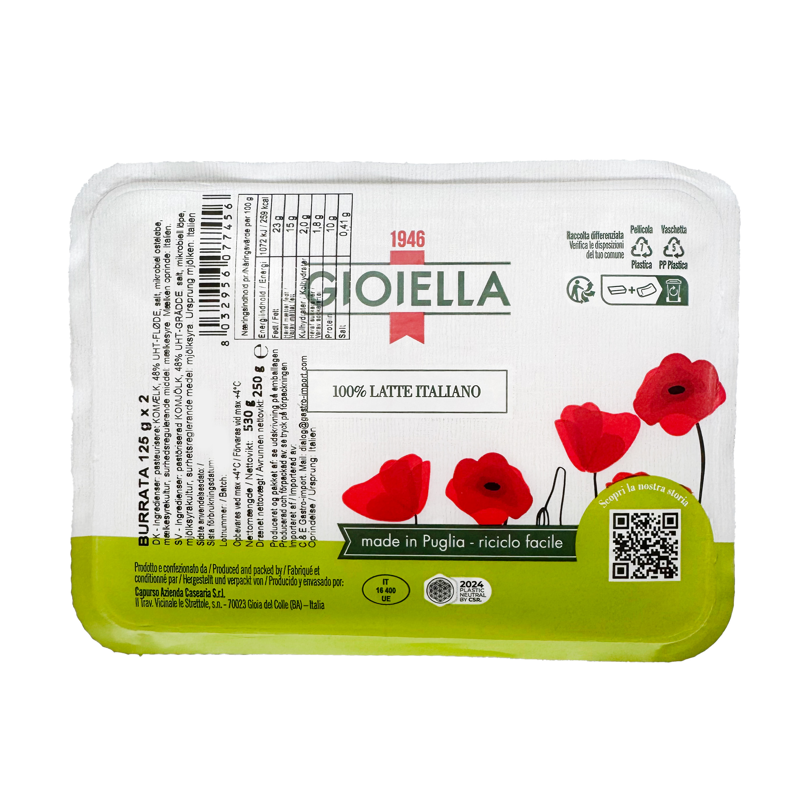 Burrata Gioiella 2 x 125 g