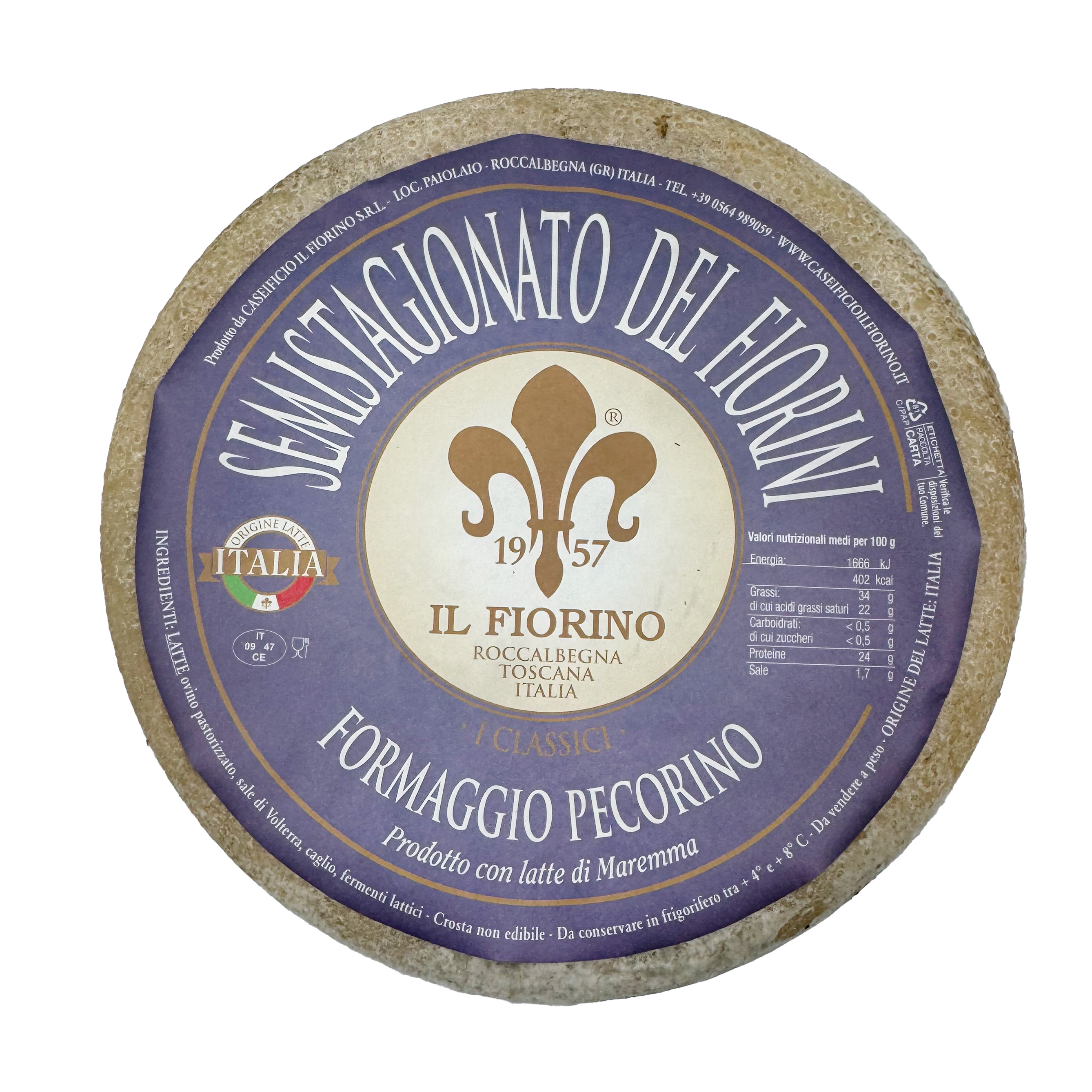 Pecorino Toscano semi 2 kg