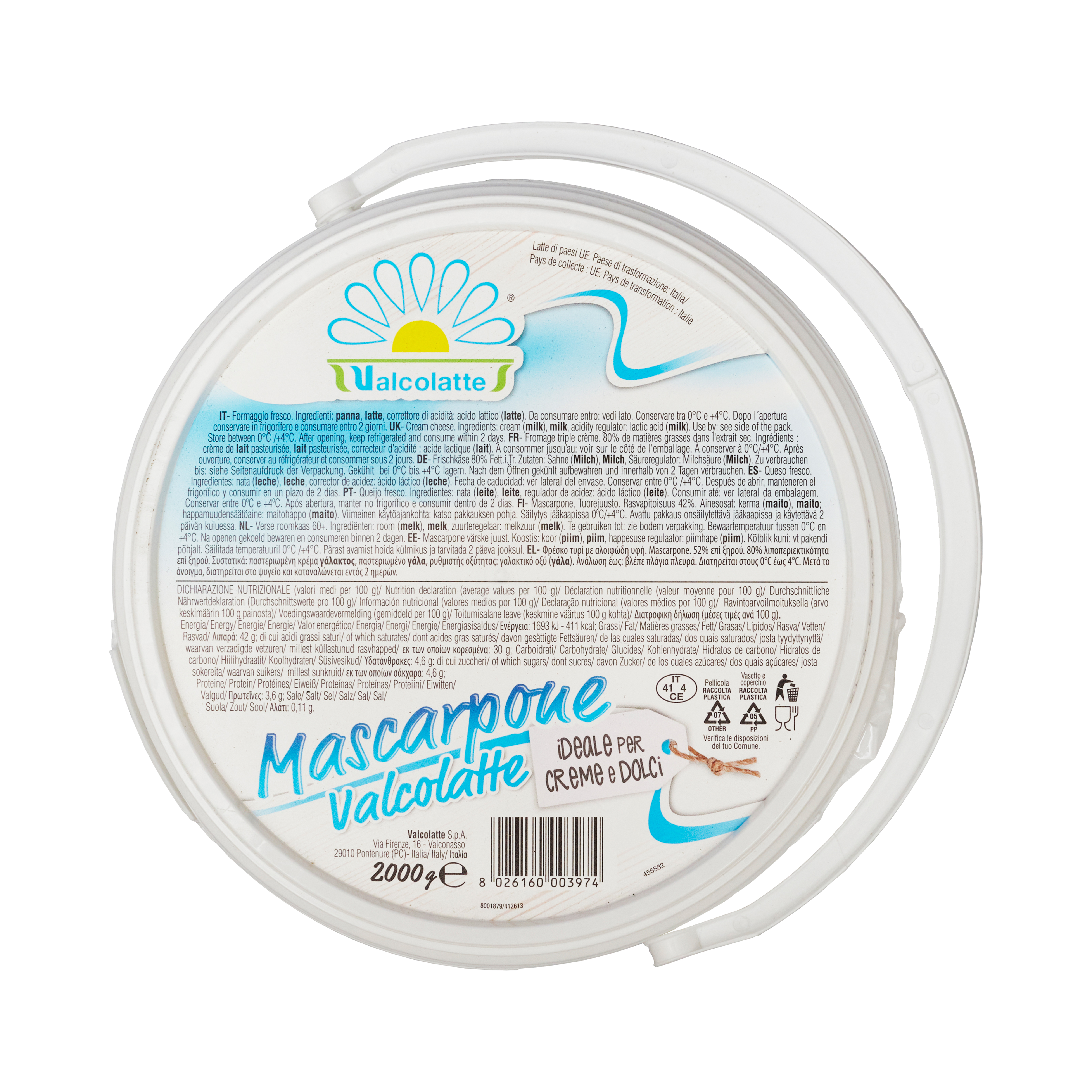 Mascarpone 2 kg