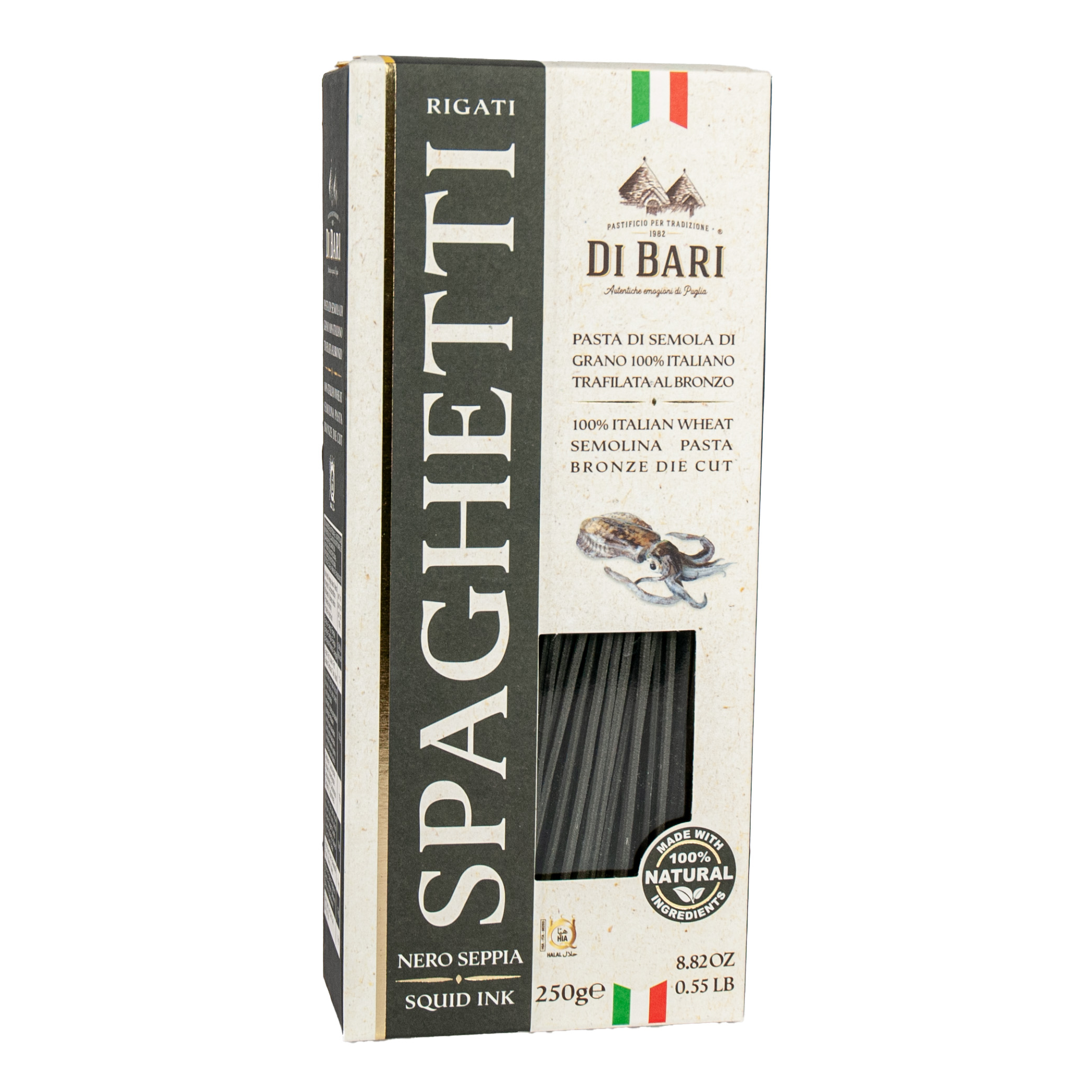 Spaghetti med blæksprutteblæk 250 g