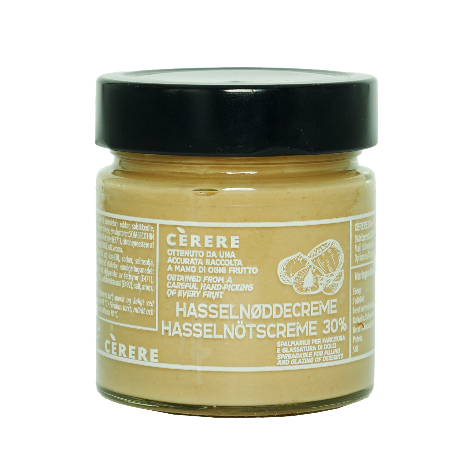 Hasselnøddecreme 30% 200 g