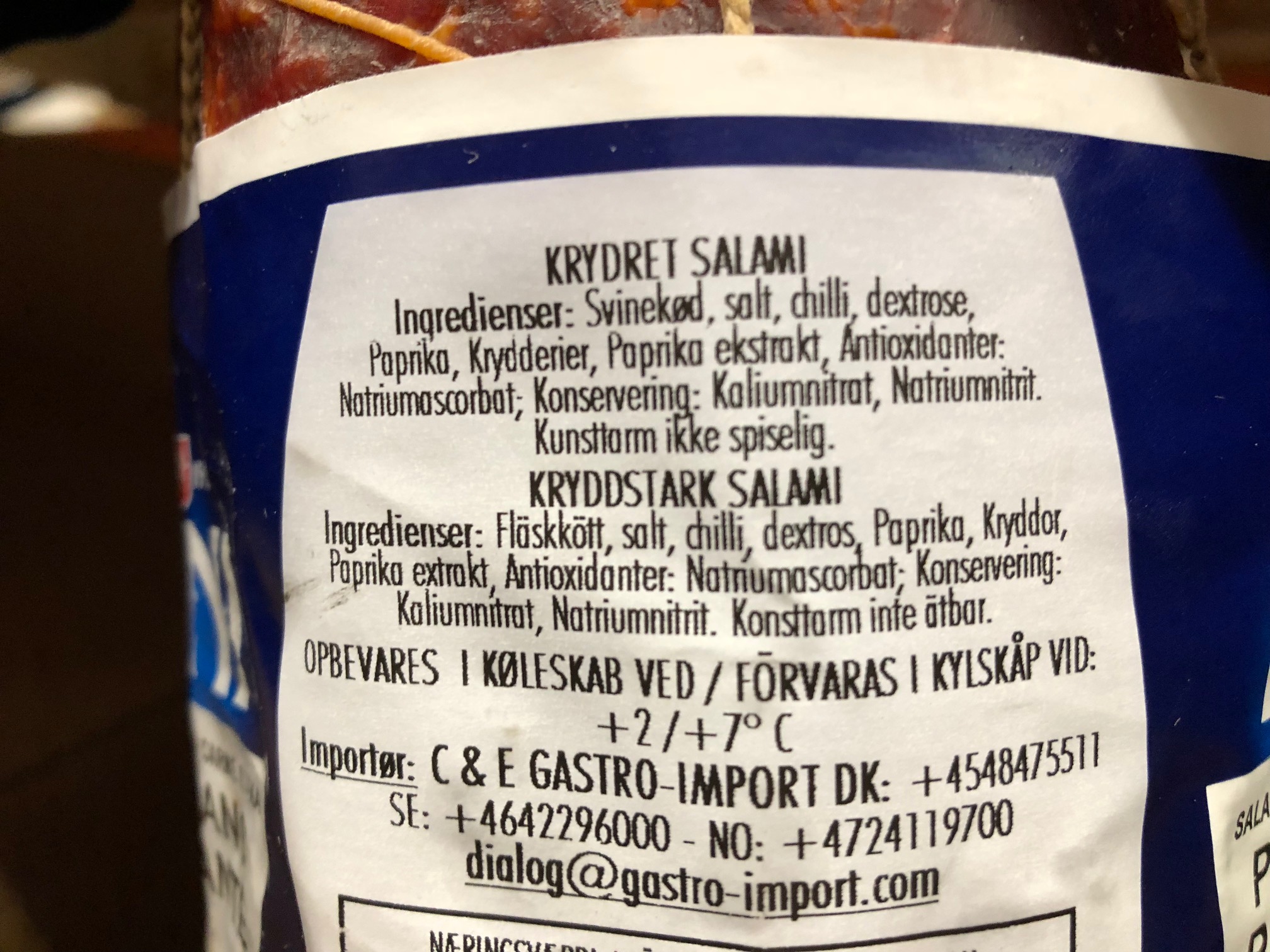 Salame Paesano Piccante 2,5 kg