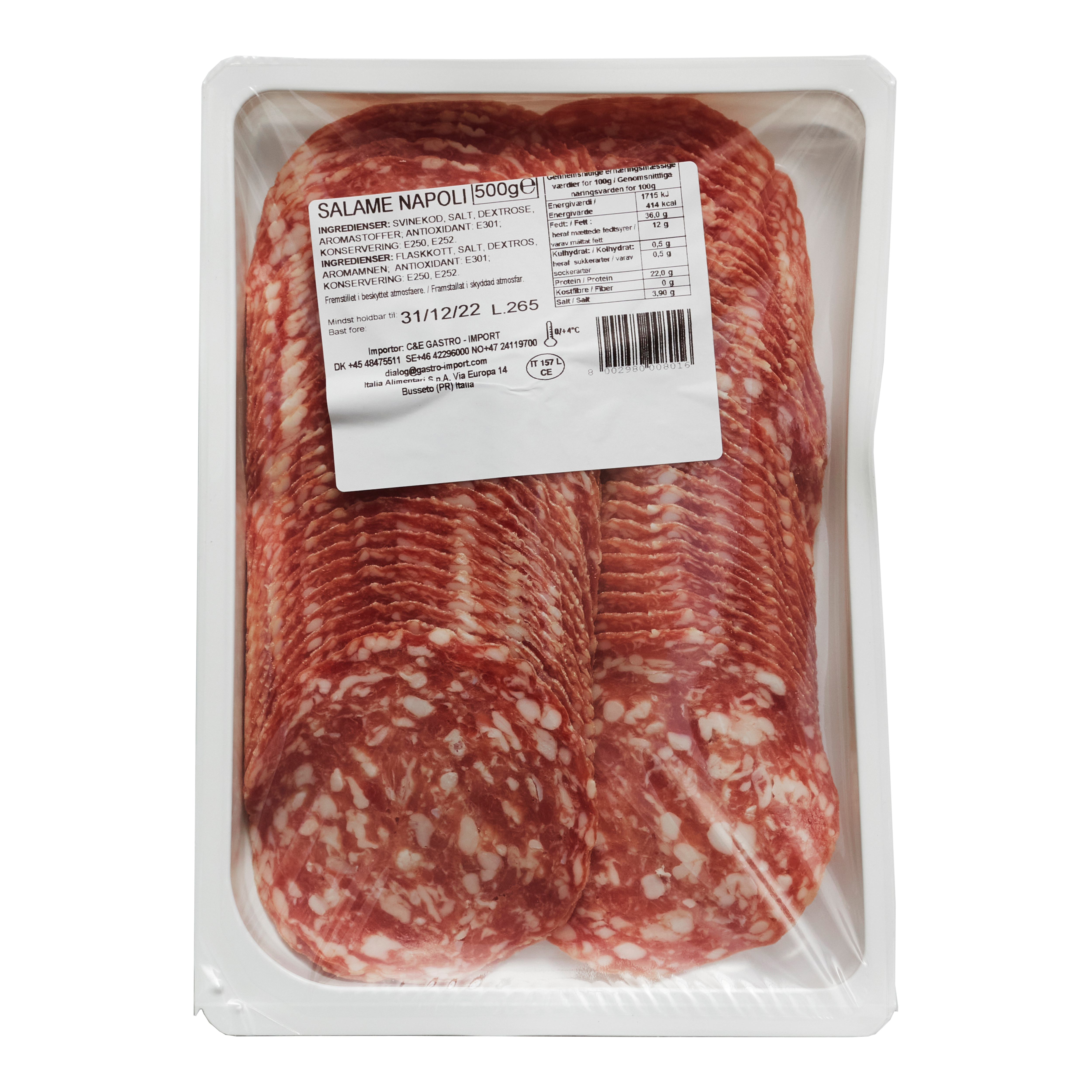 Salame Napoli i skiver 500 g