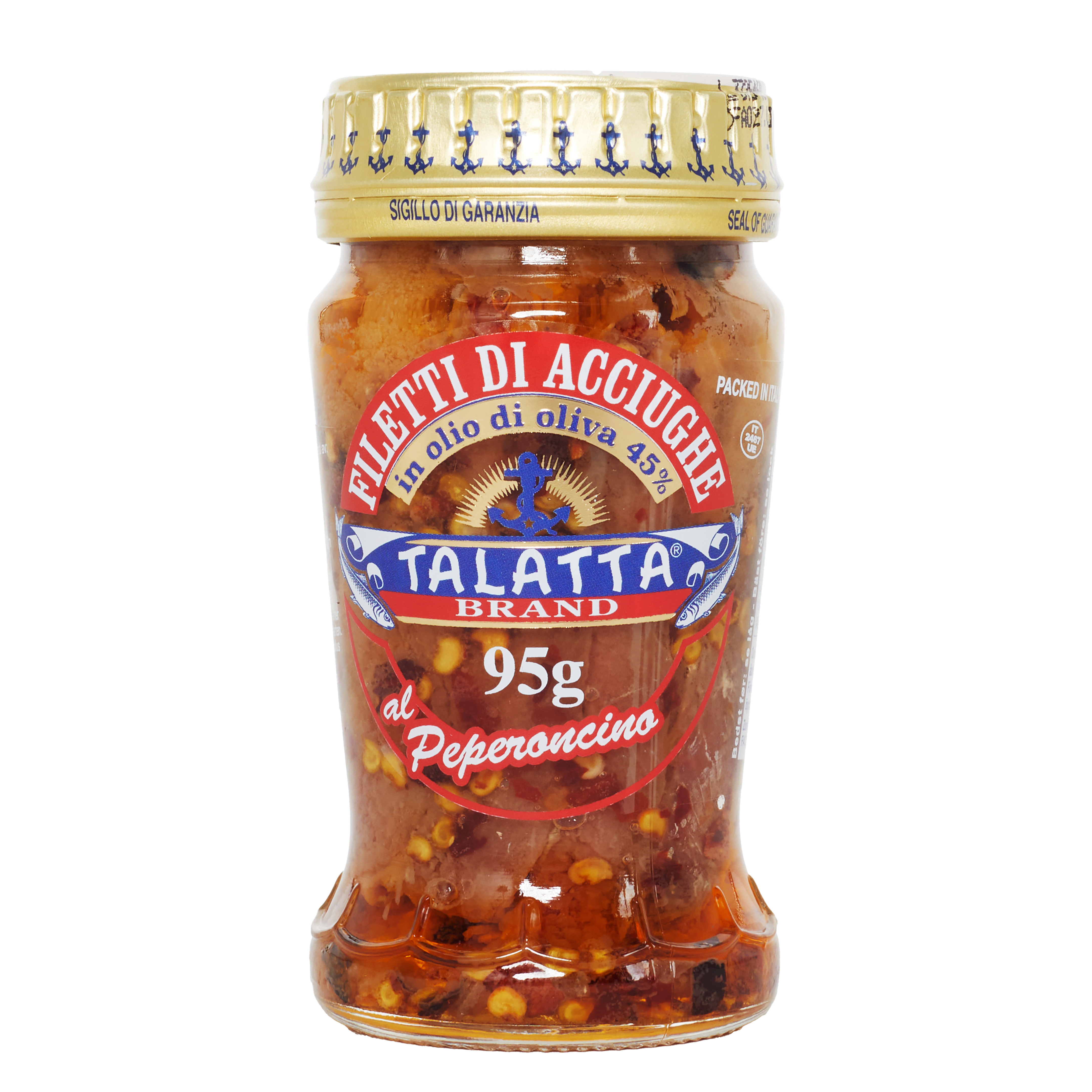 Ansjoser i olivenolie og chili 95 g