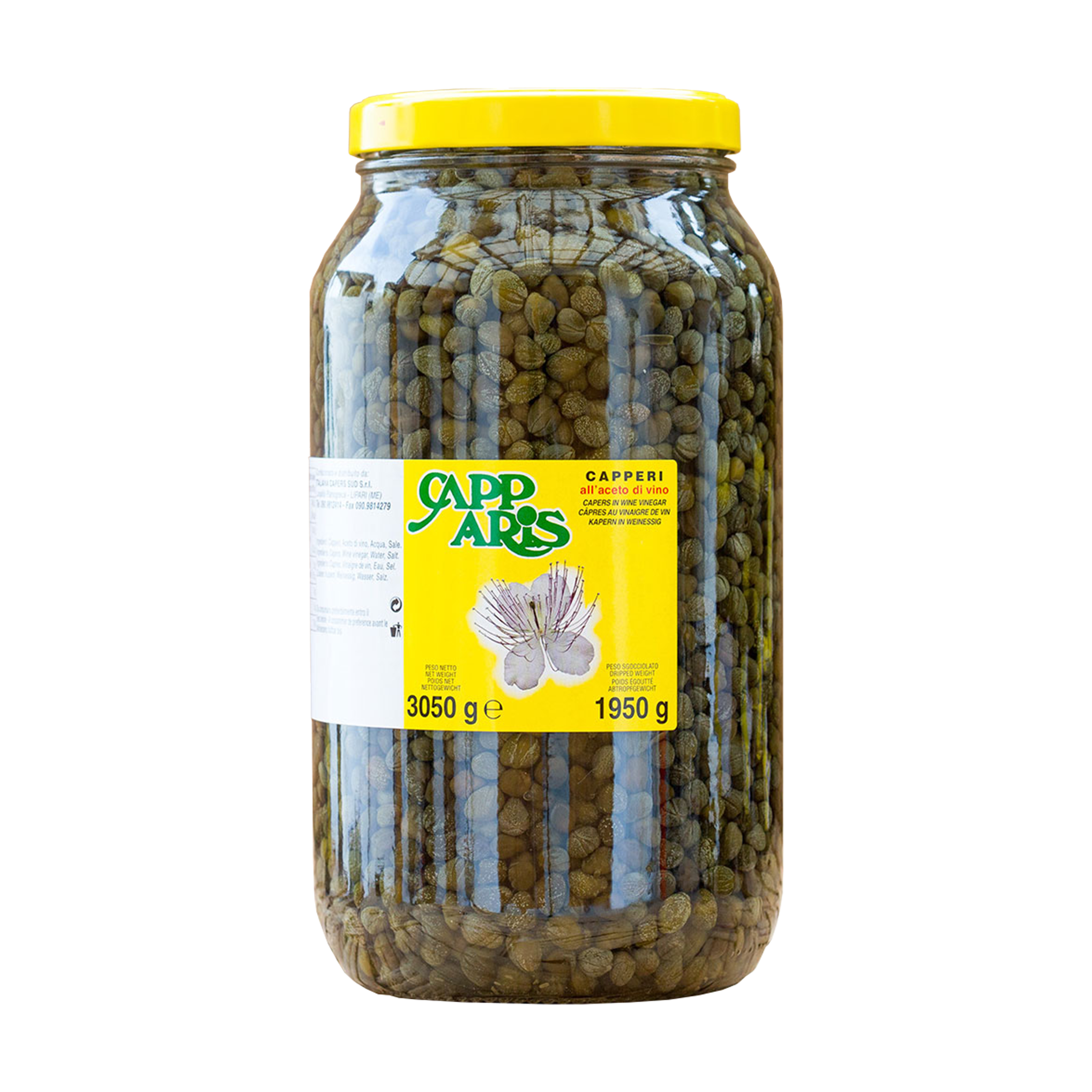 Kapers i vineddike 3 kg