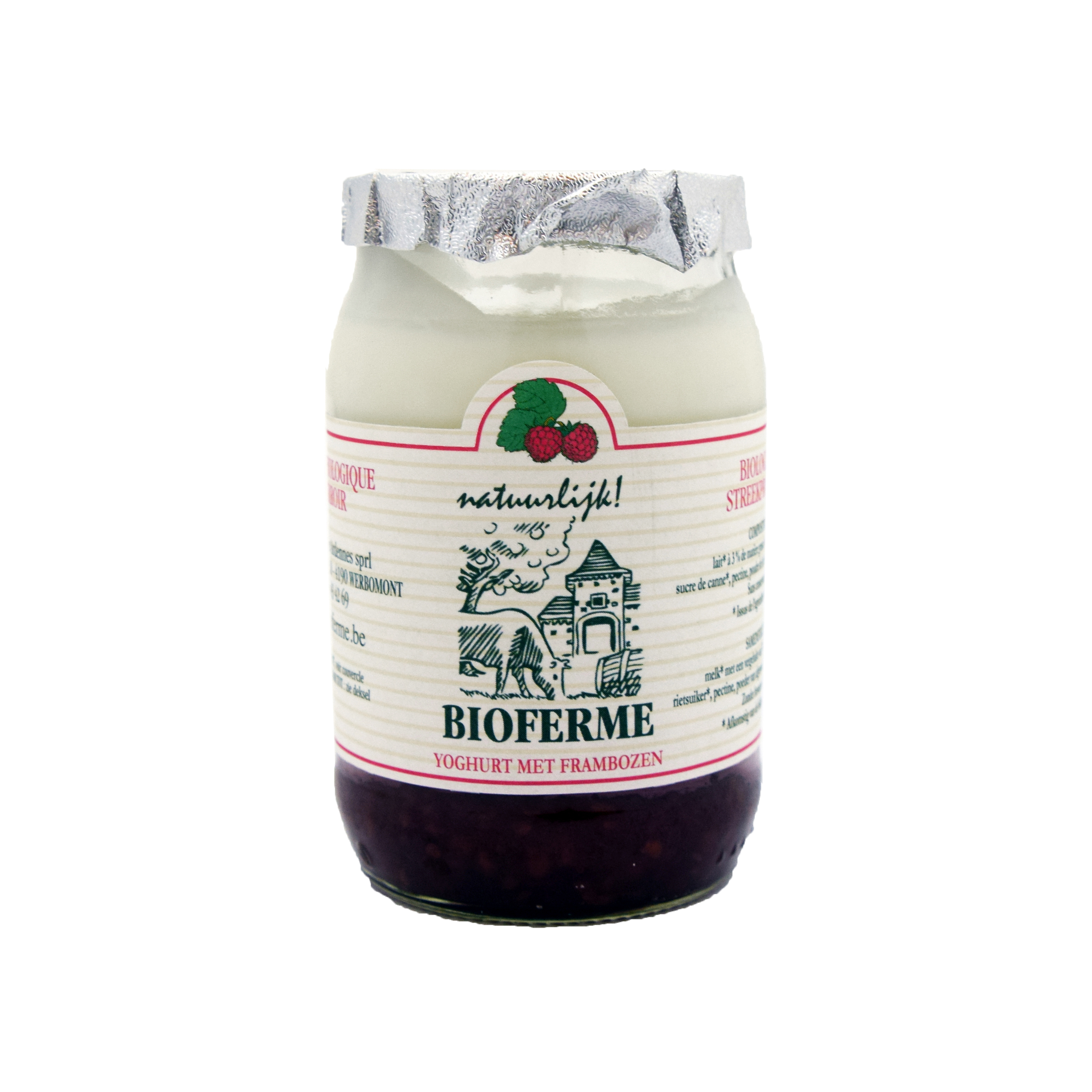 Yoghurt med hindbær ØKO 150 g