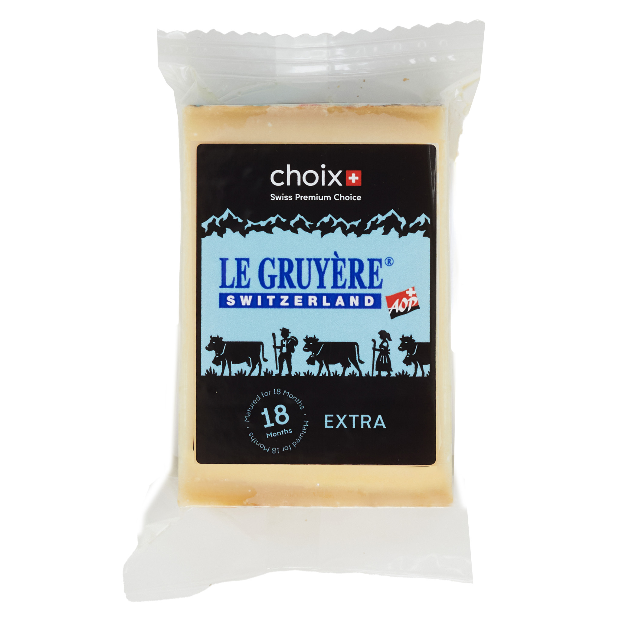 Choix Gruyère AOP Extra 18 md. 170 g