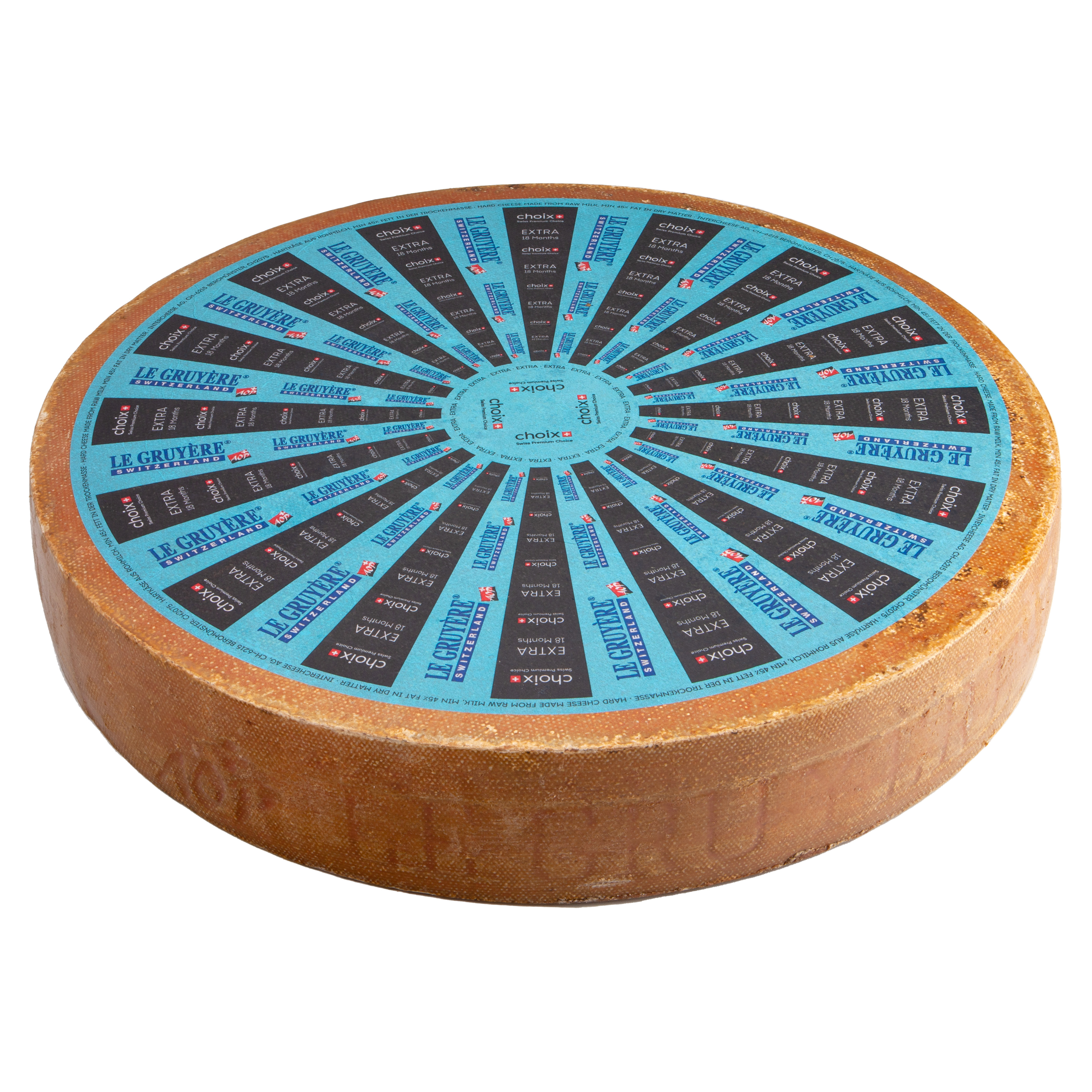 Choix Gruyère AOP Extra 18 md. ca 32 kg
