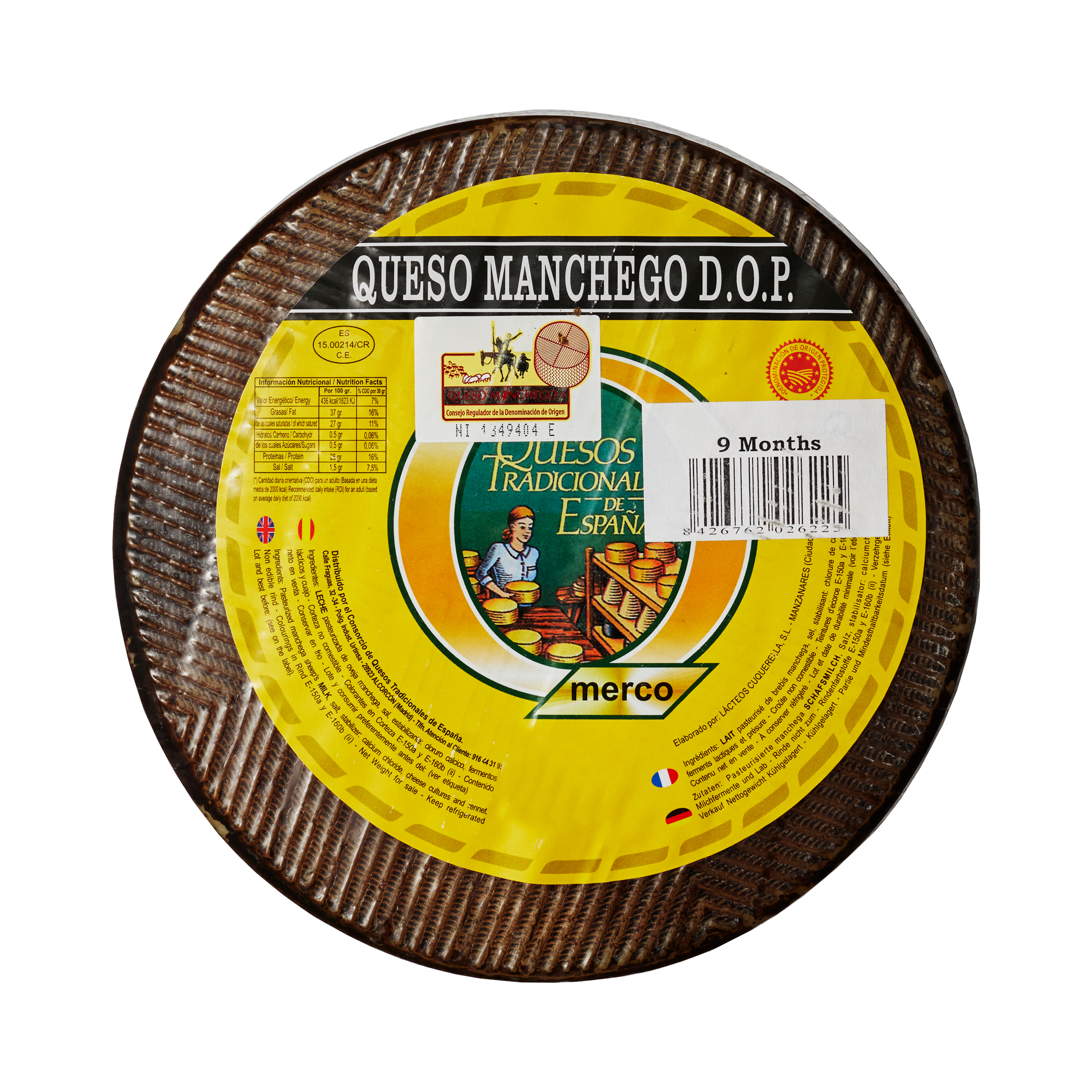 Manchego DOP añejo (past.) 3 kg