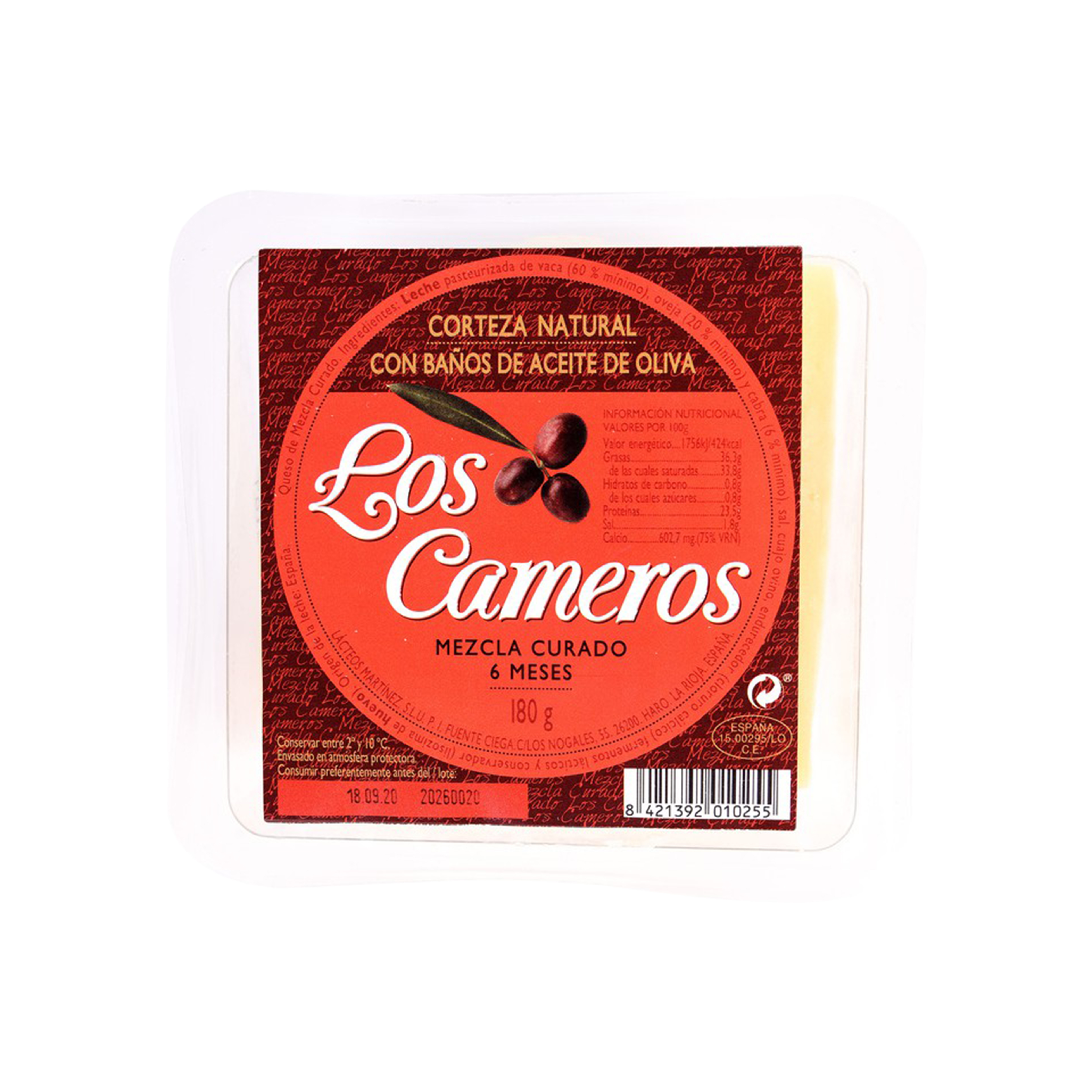 Los Cameros 3-mælksost 180 g