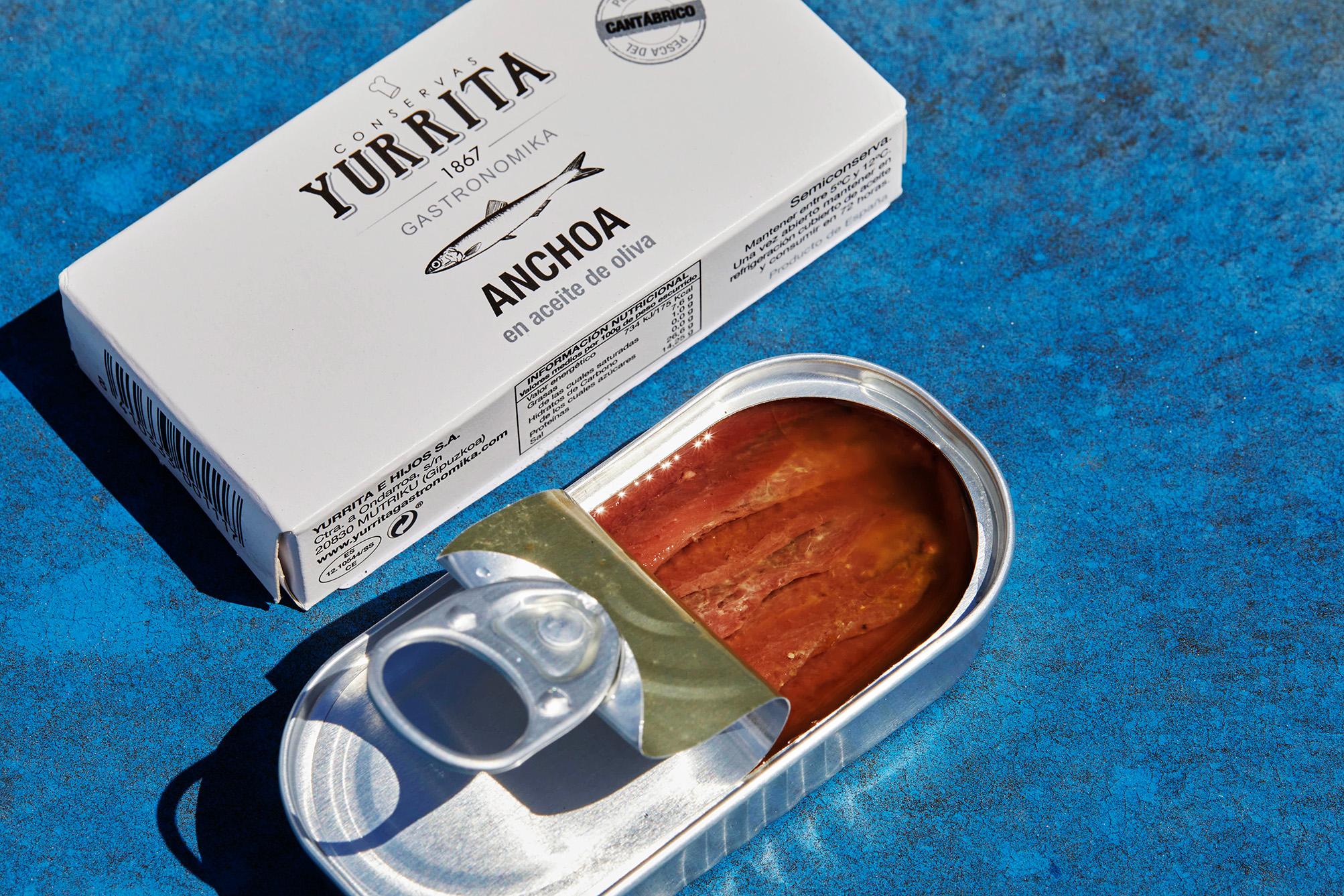 Ansjoser i olivenolie 50 g