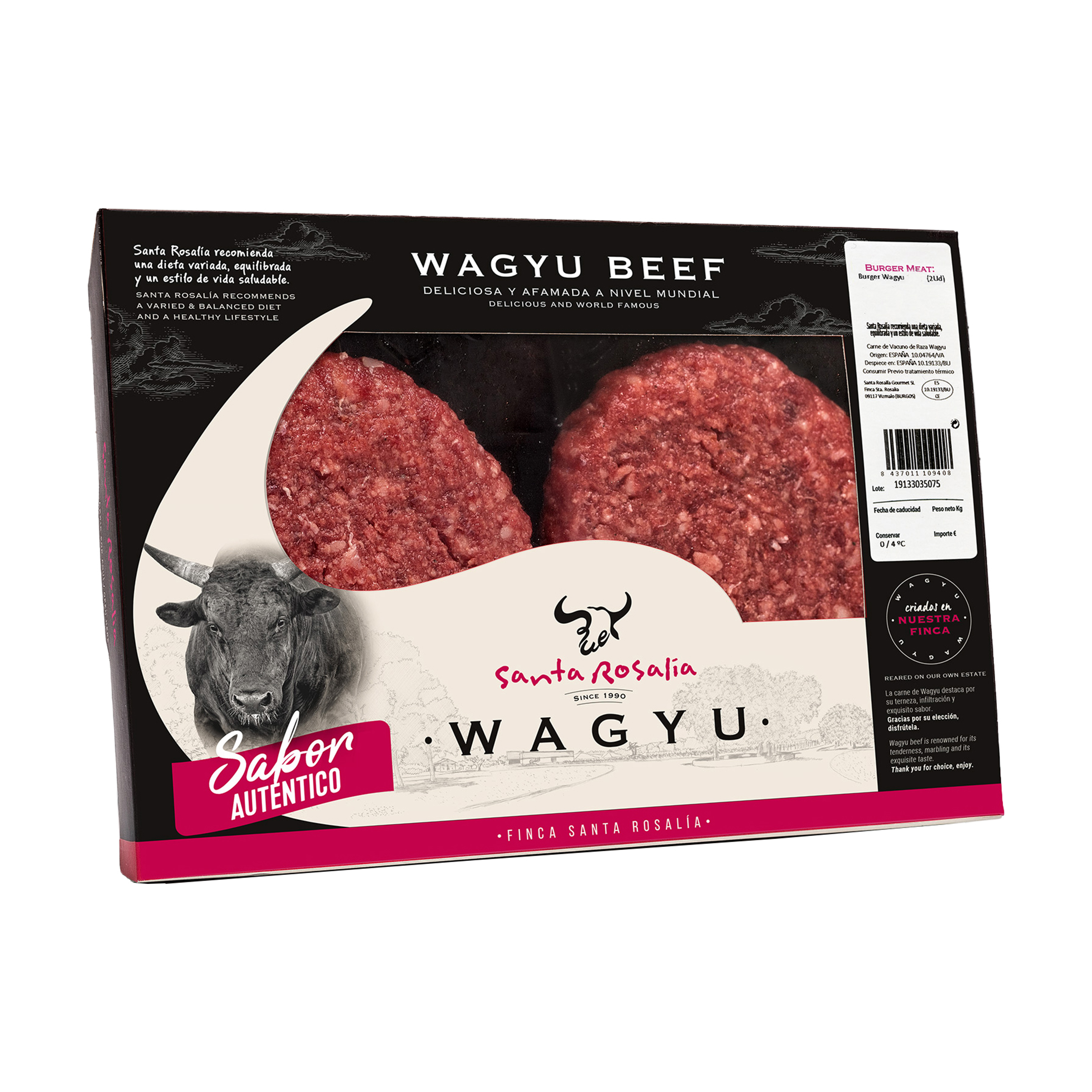 Bøffer af hakket Wagyu 200 g