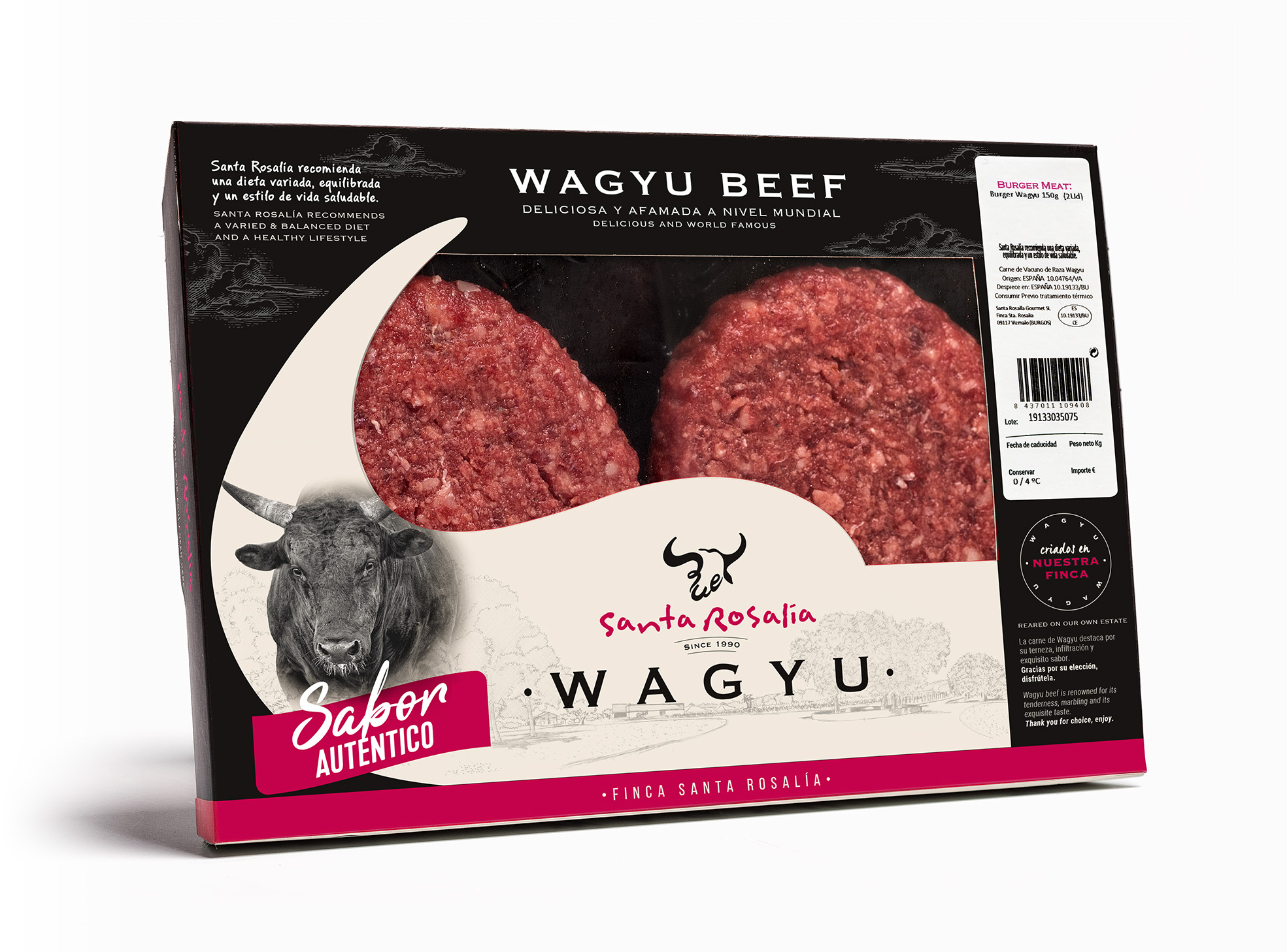 Bøffer af hakket Wagyu 200 g