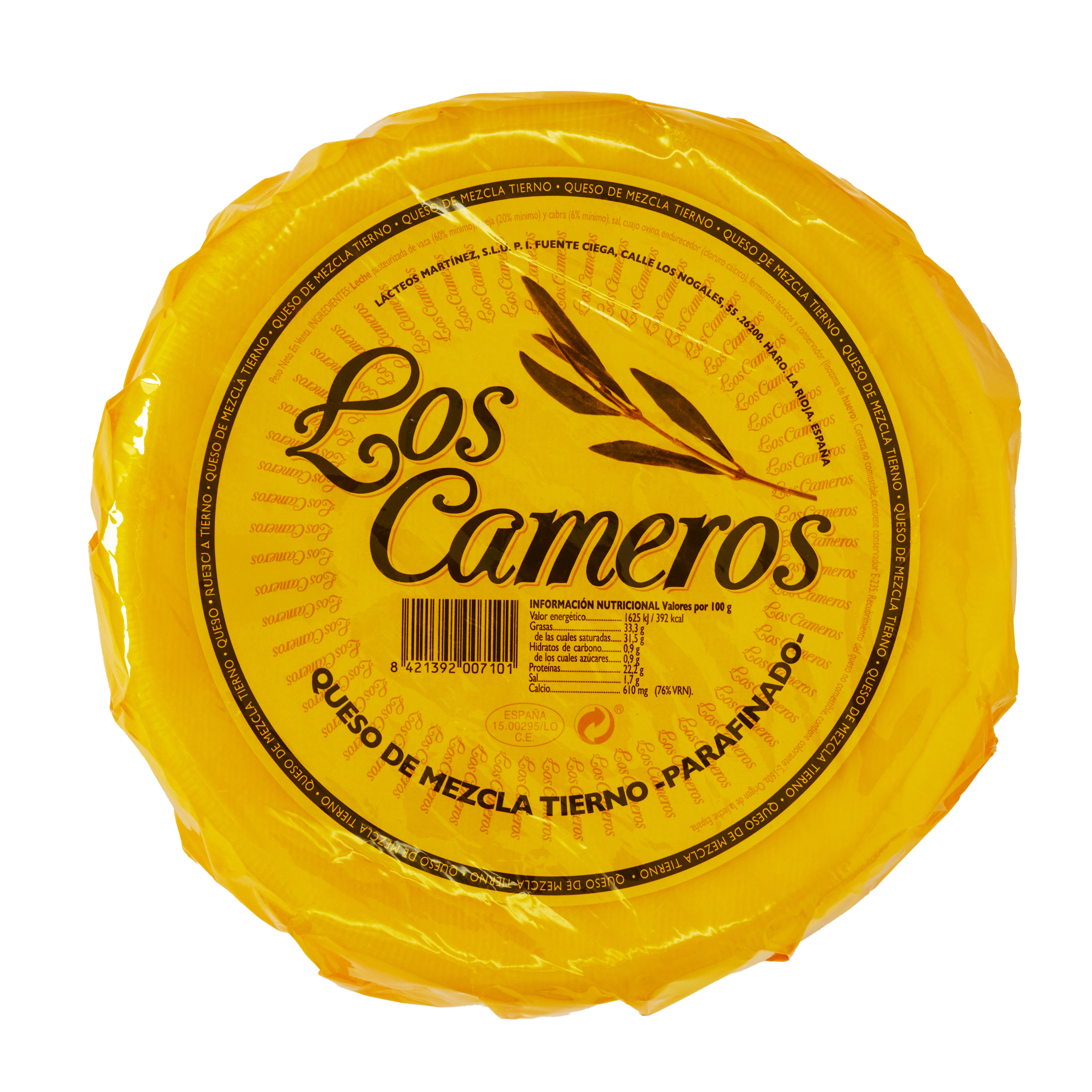 Los Cameros 3-mælksost Tierno 3,7 kg
