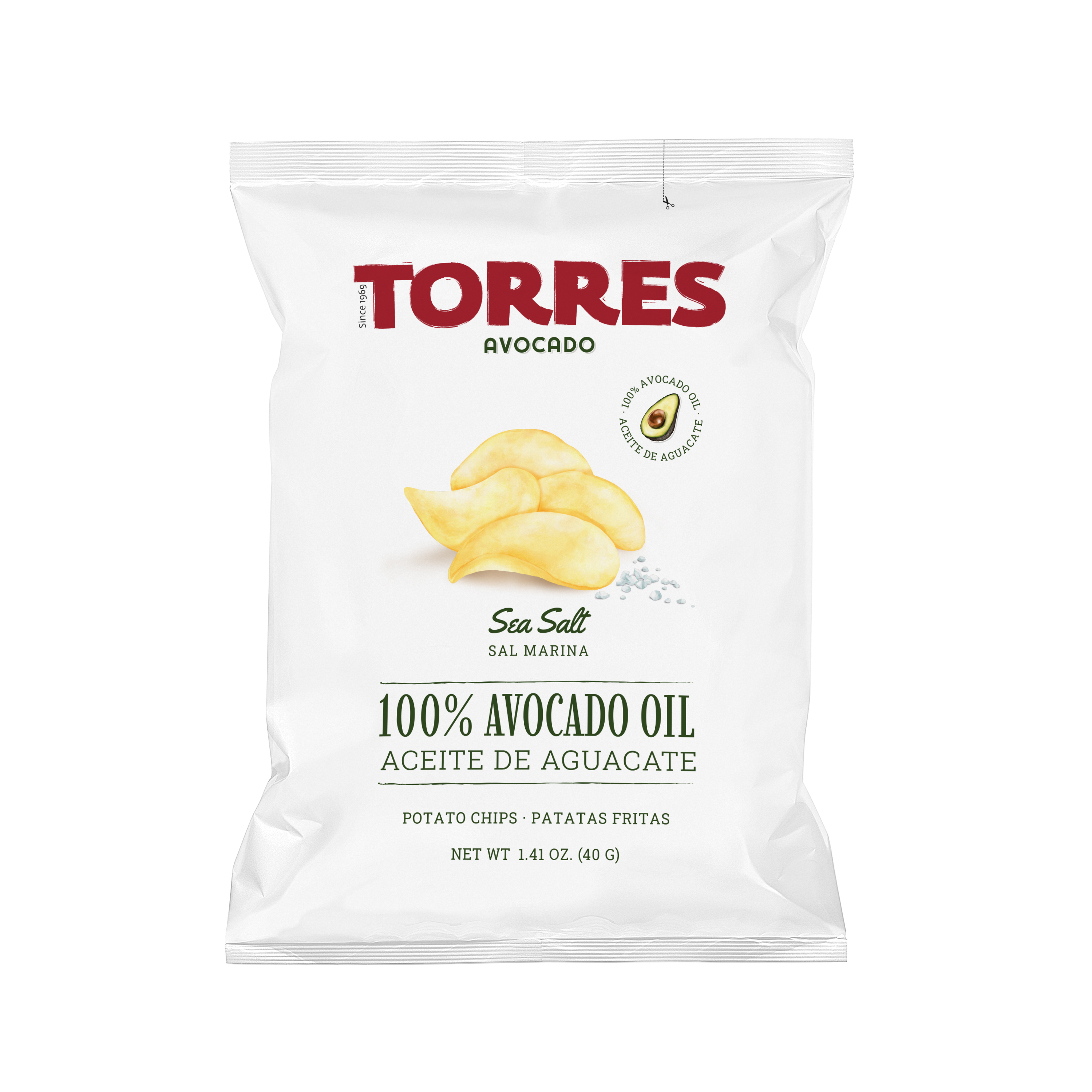 Chips Seasalt Avocado Oil 40 g