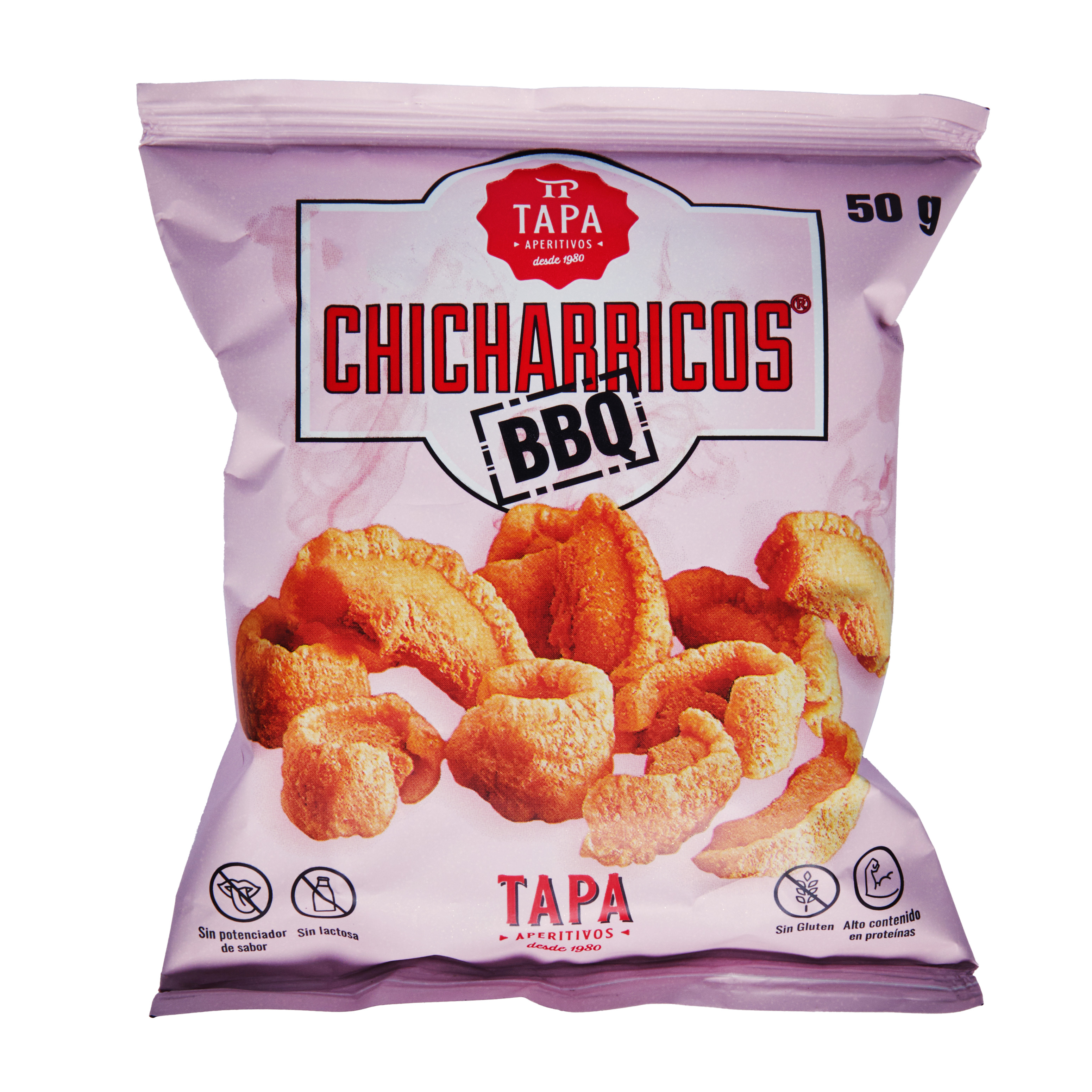 Chicharricos flæskesvær med BBQ smag 50 g