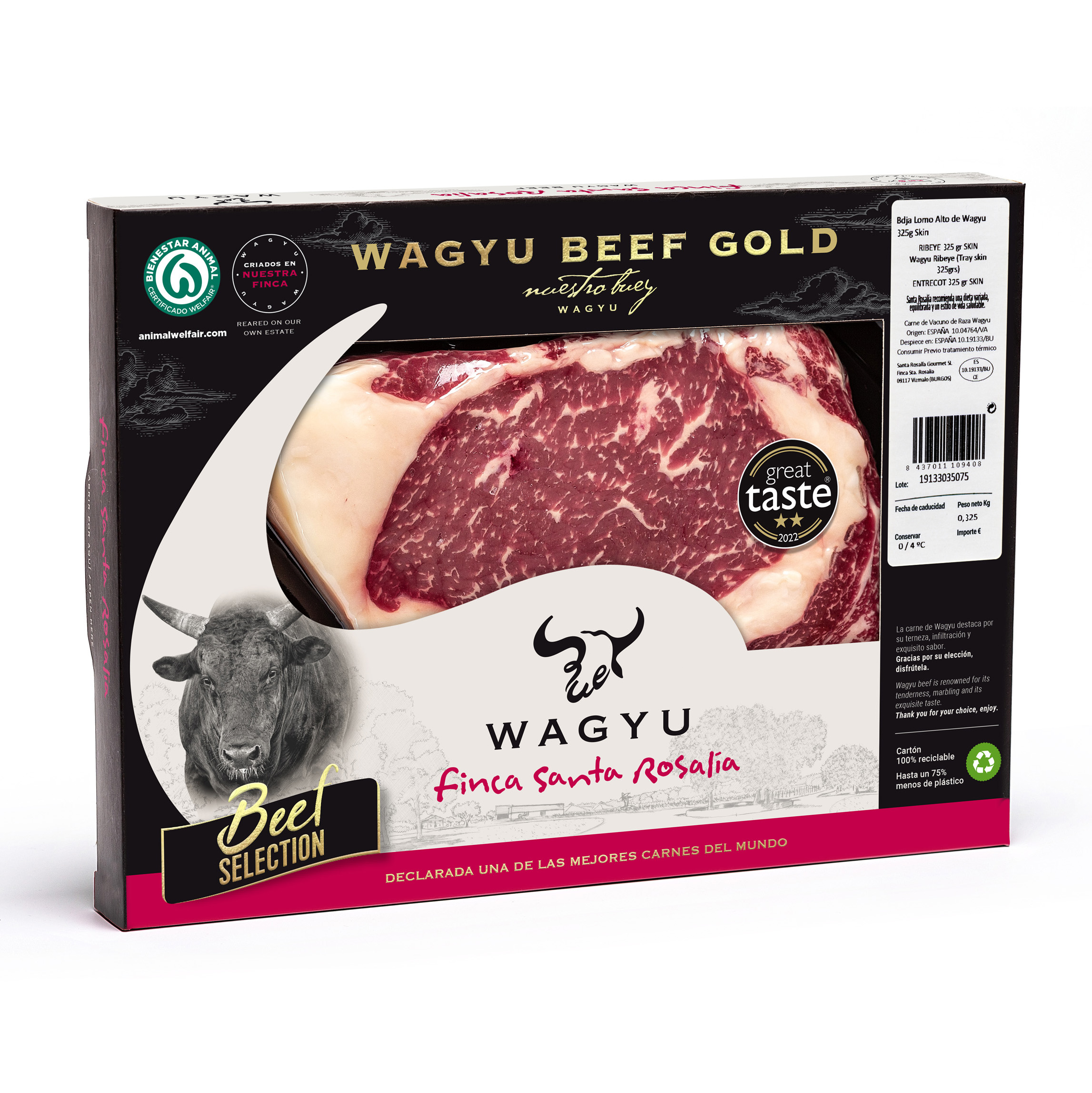 Ribeye af Wagyu 325g Ribeye af Wagyu 325g