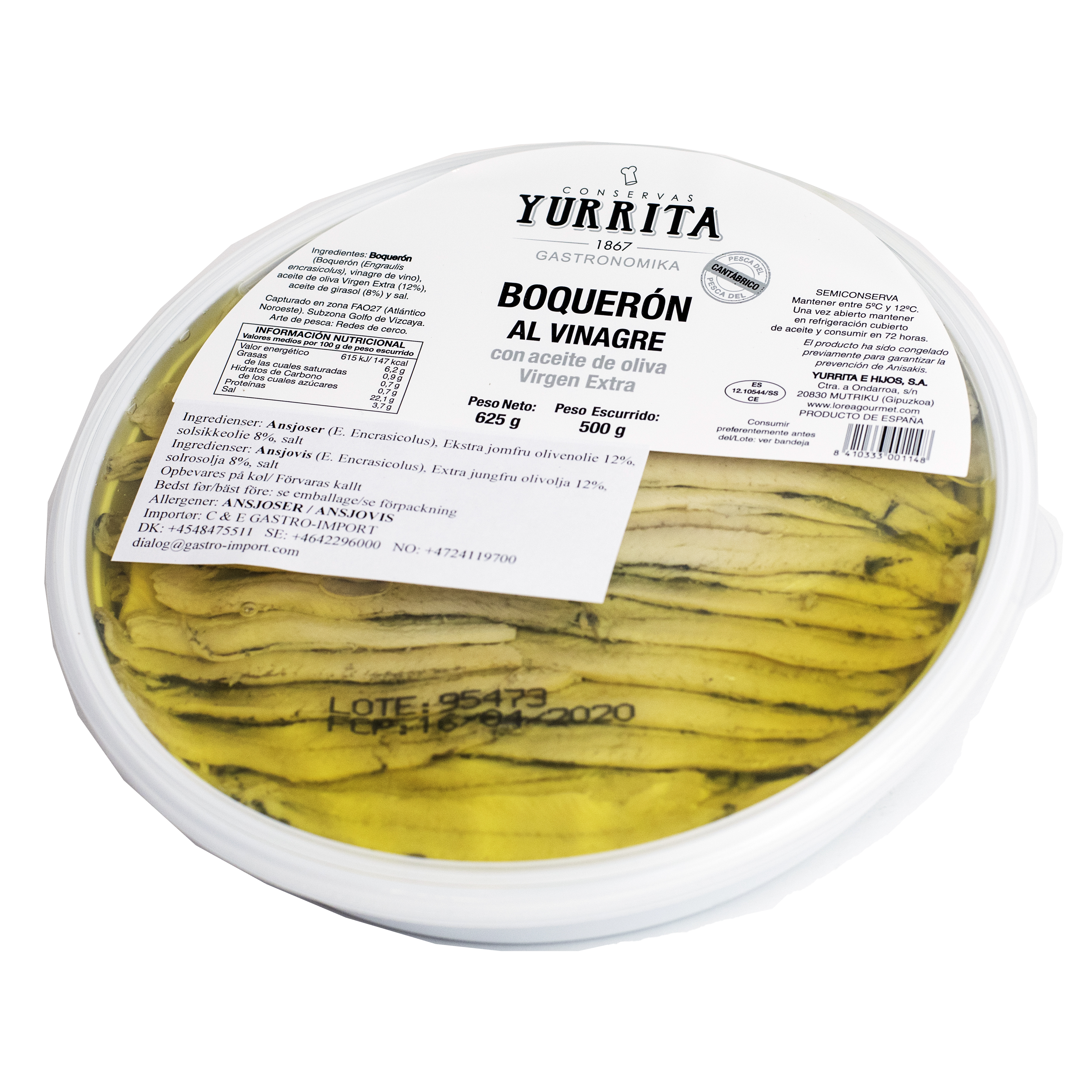 Boquerón al vinagre 625 g