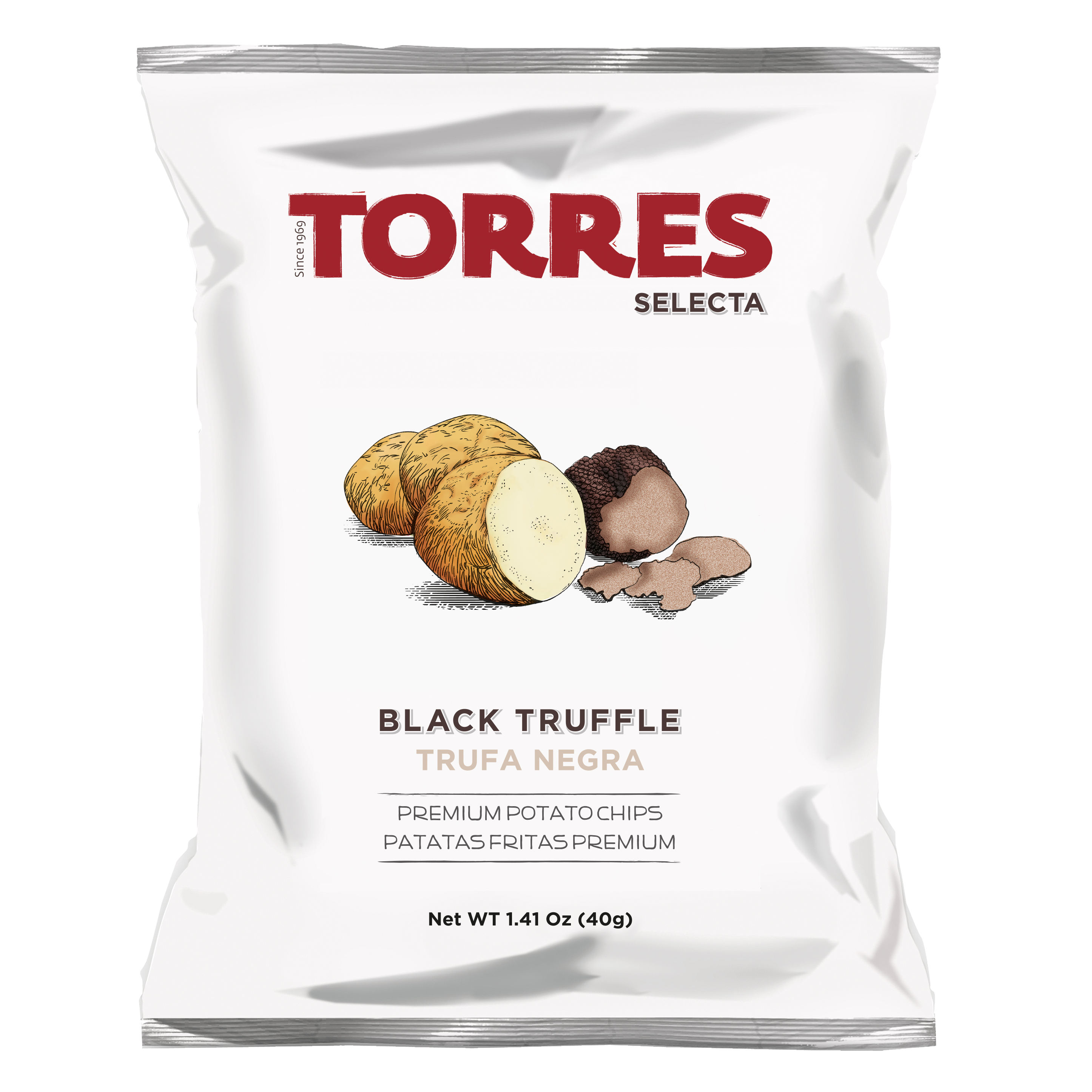 Chips Sort Trøffel 40 g
