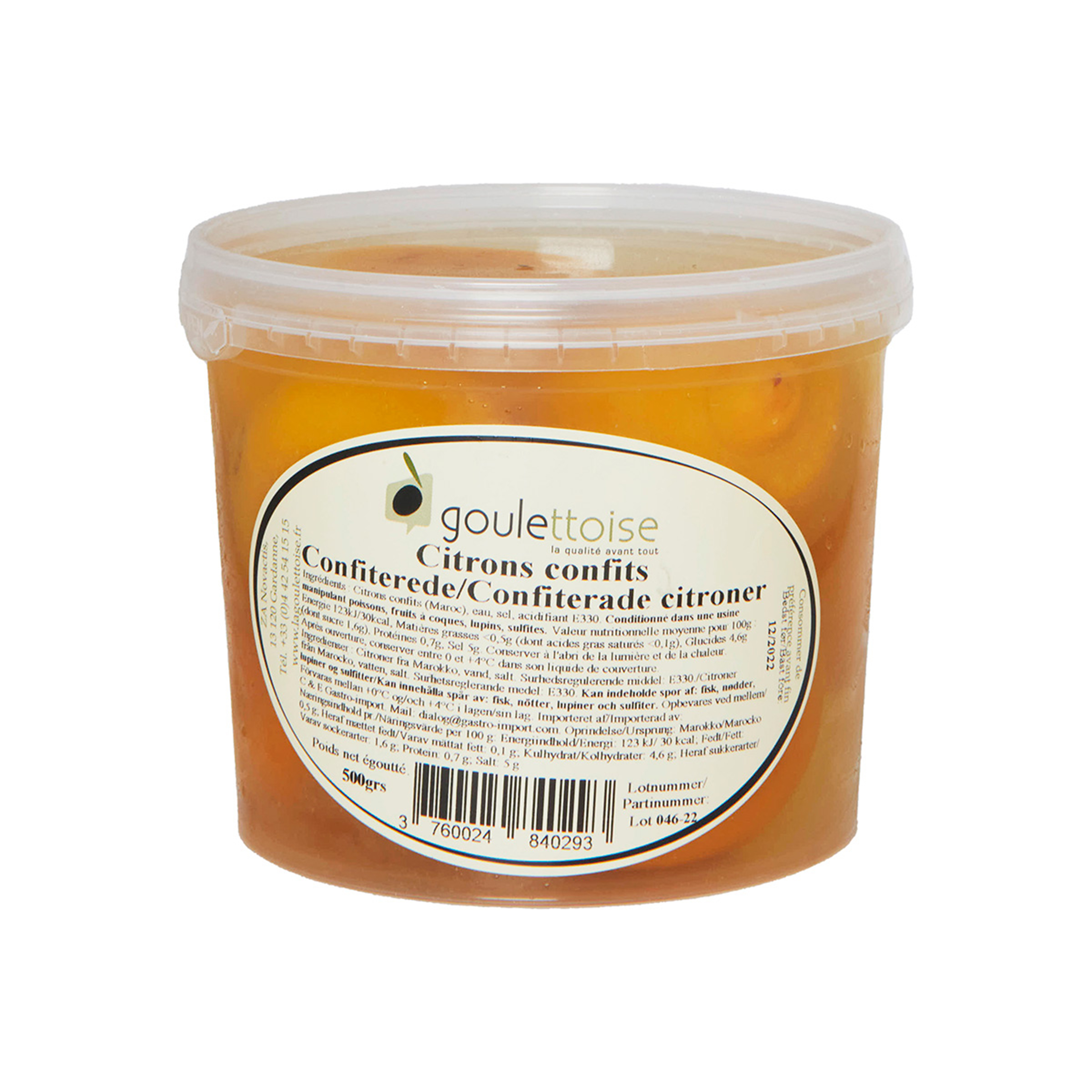 Citrons confits 500 g