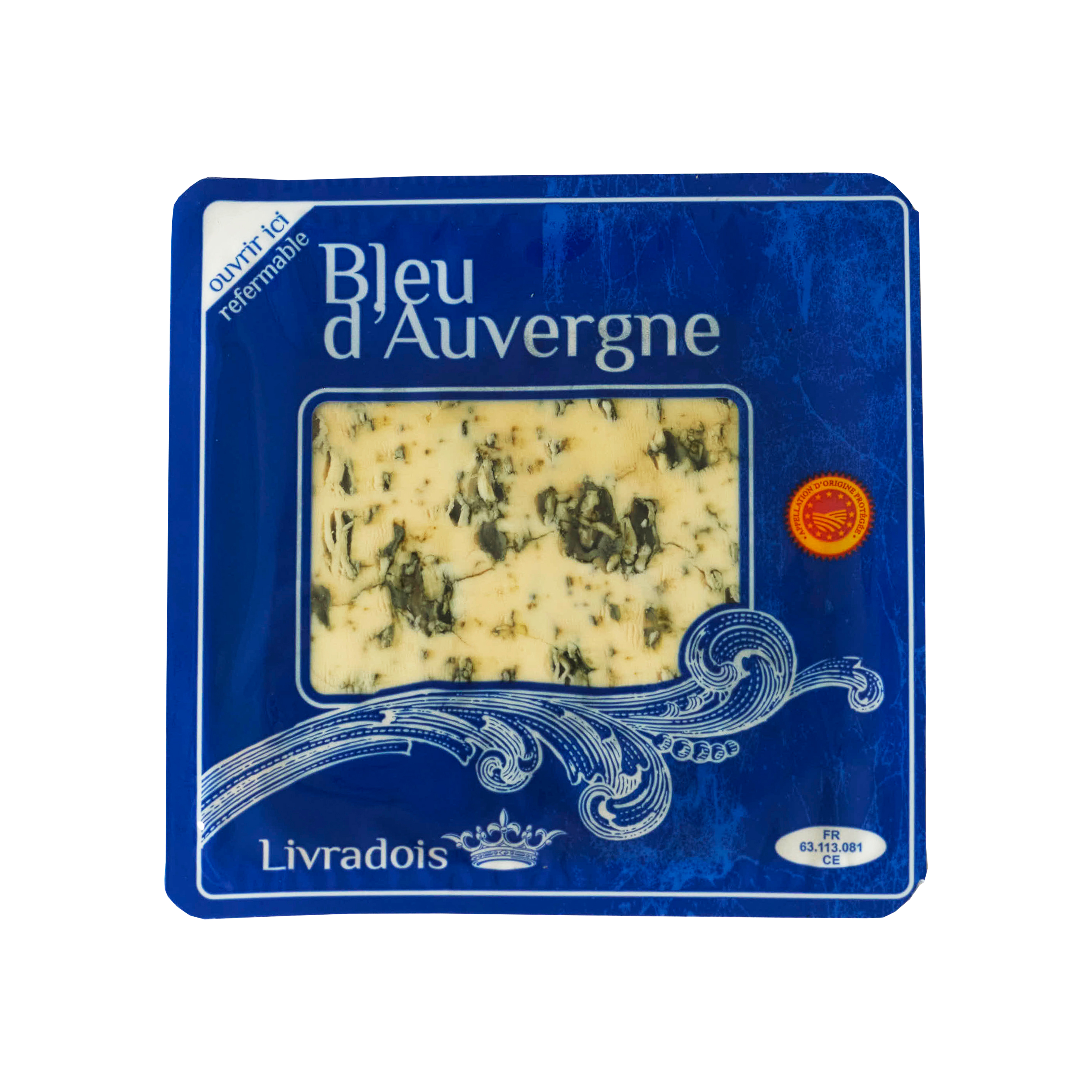 Bleu d'Auvergne (past.) 125 g