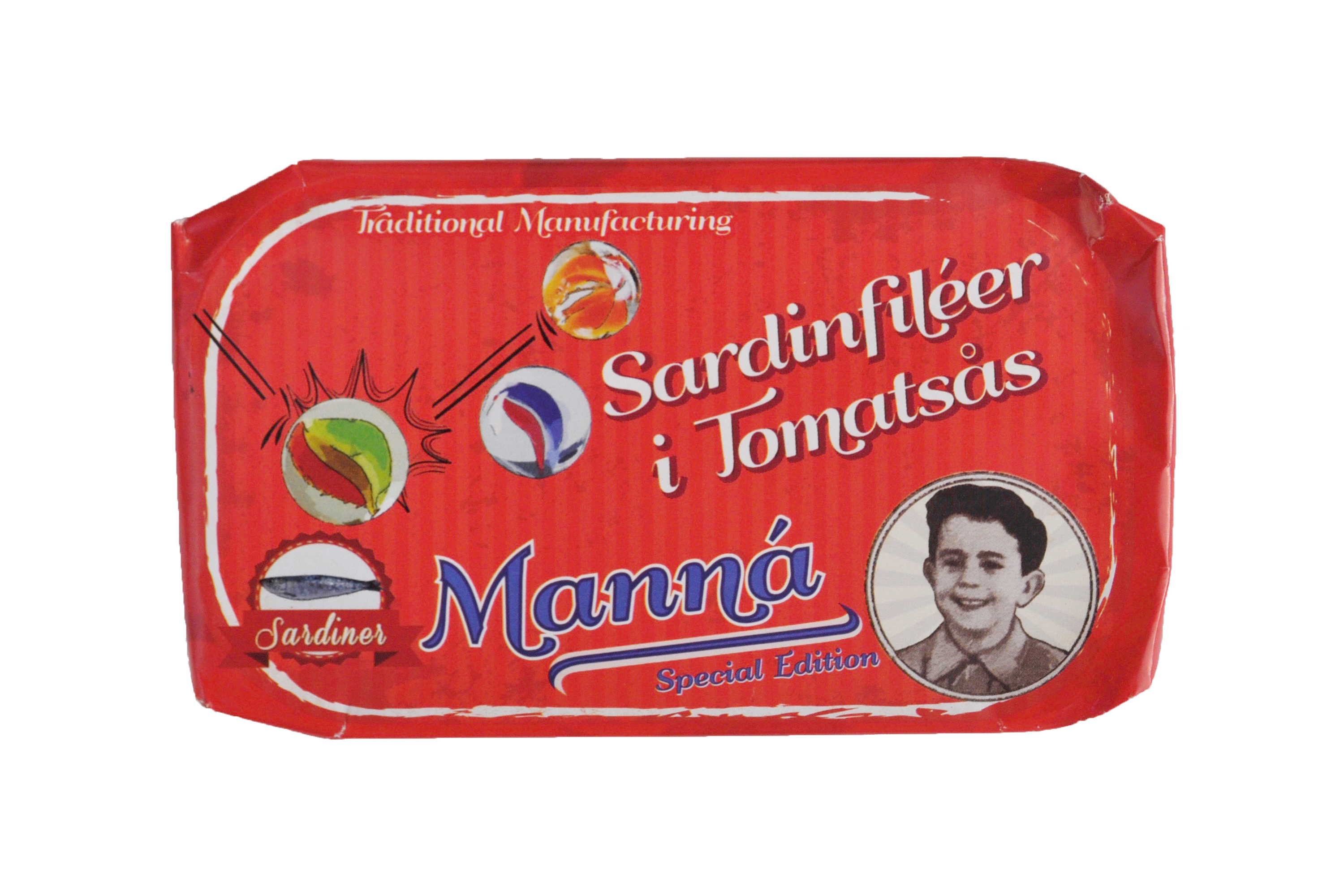 Sardinfileter i tomatsauce 120 g