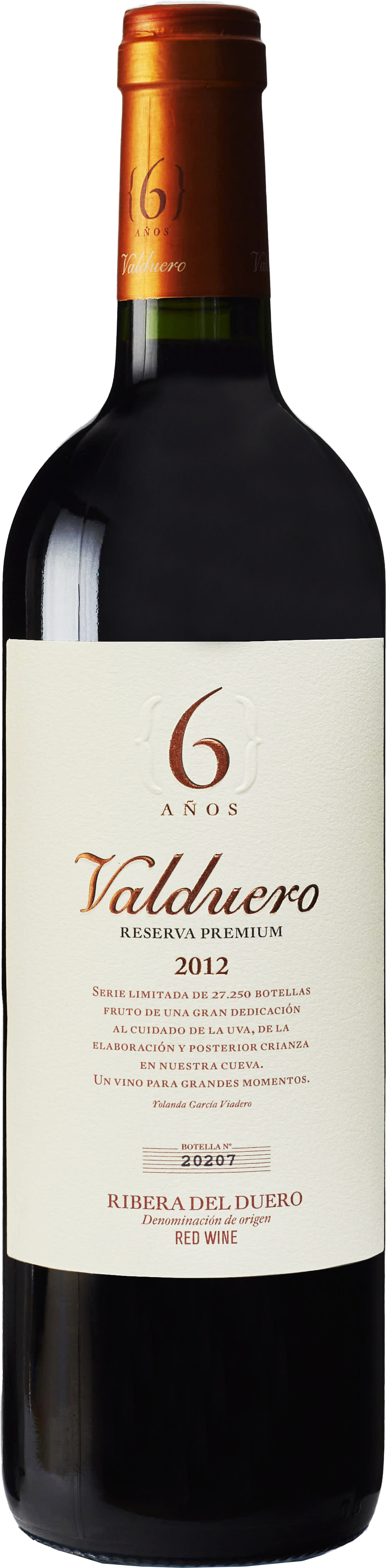 Bodegas Valduero 6 Años 2015